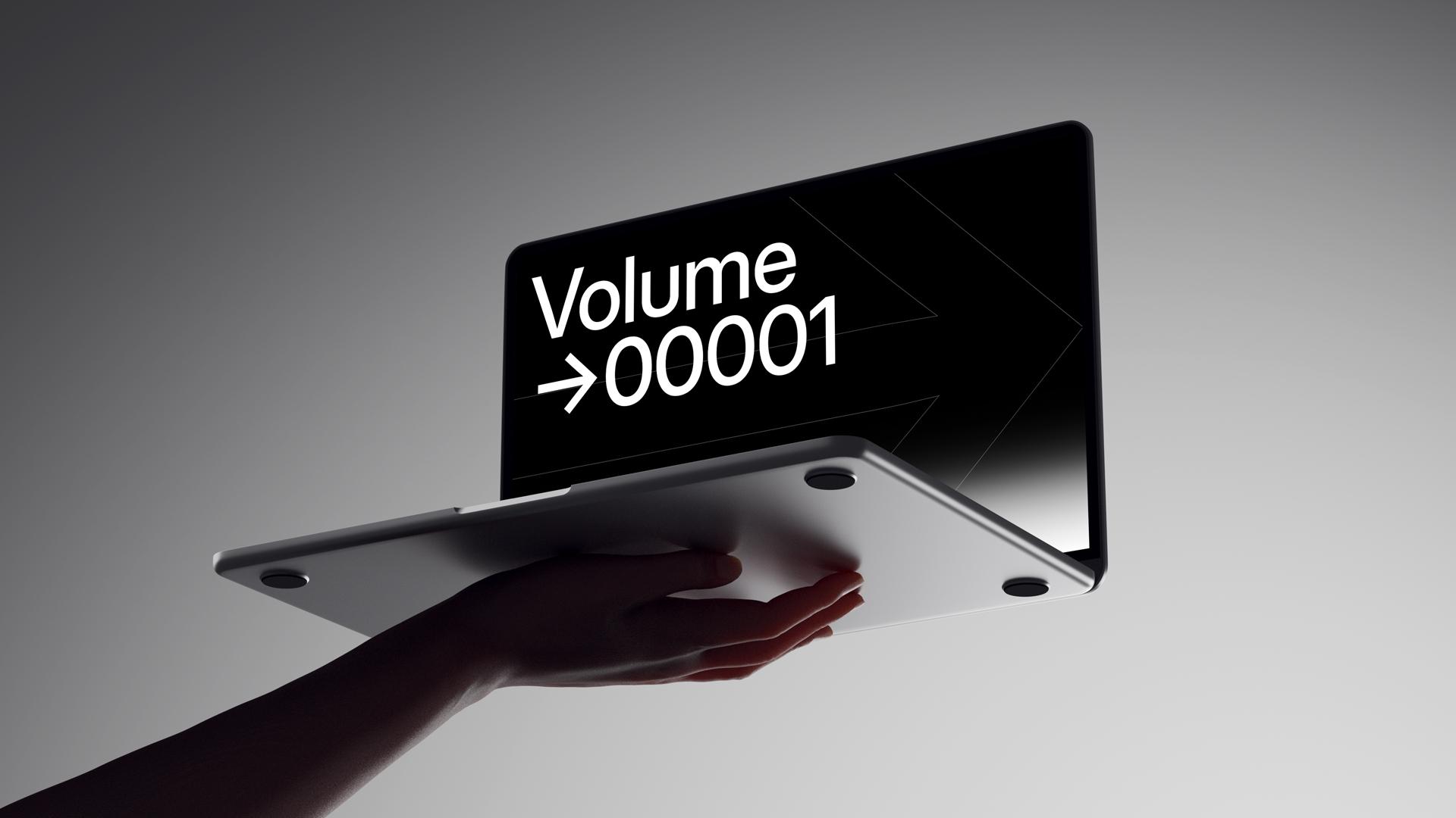 MacBook Mockups in Hands scene 6
