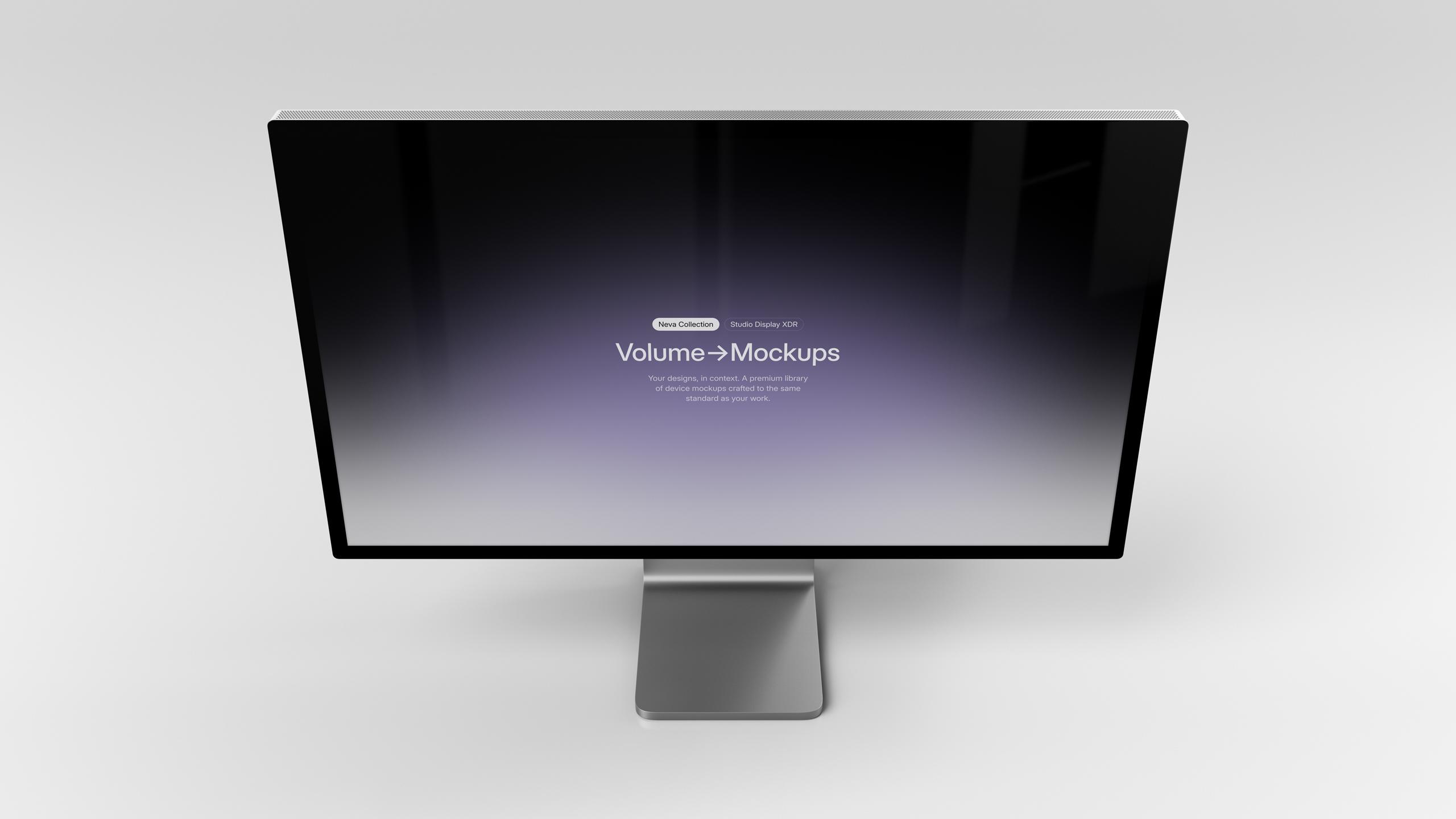 Neva Collection Studio Display XDR Mockups scene 3