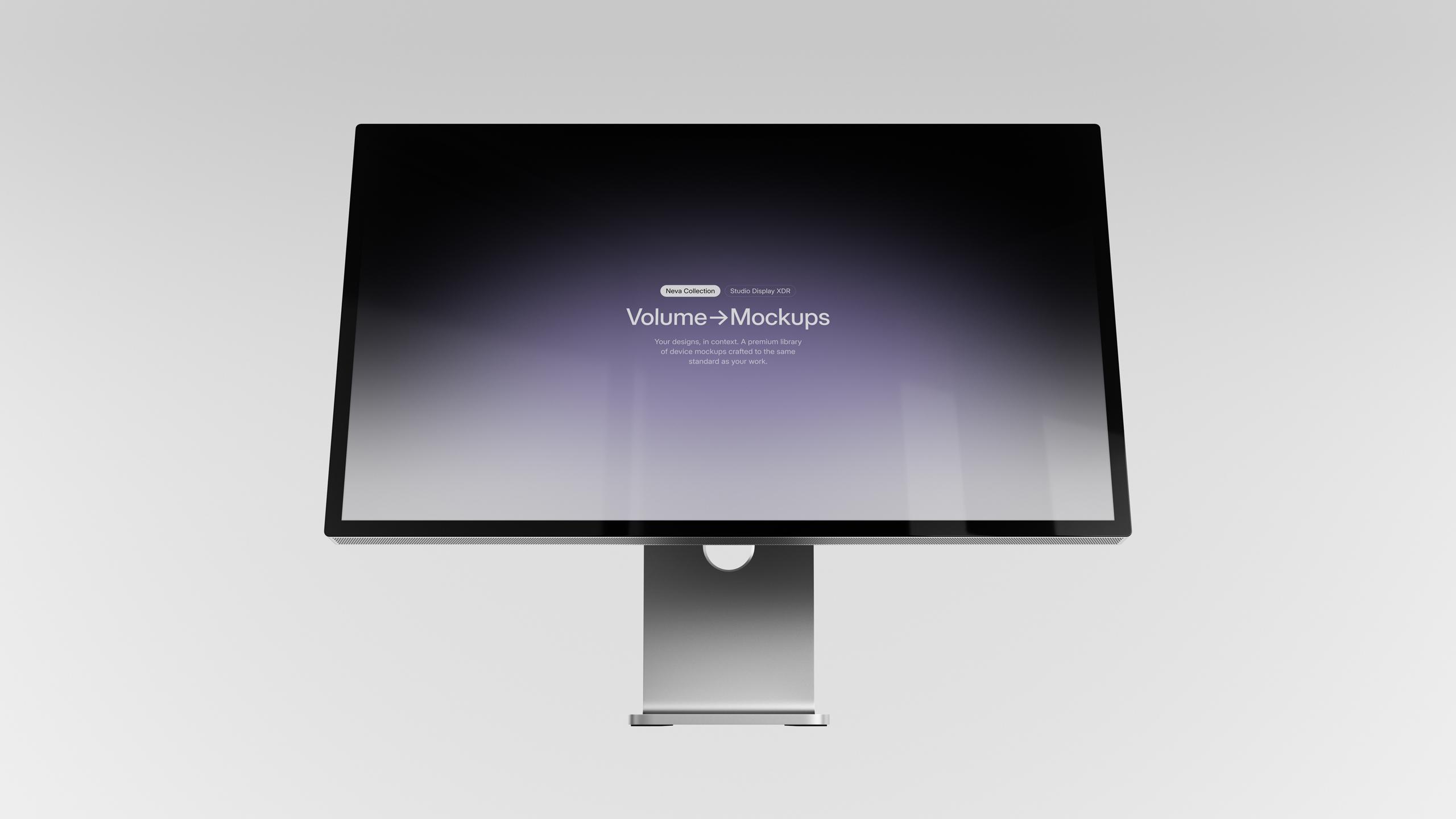 Neva Collection Studio Display XDR Mockups scene 2